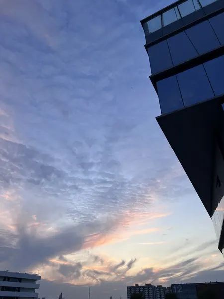 公司拍摄的落日与天空