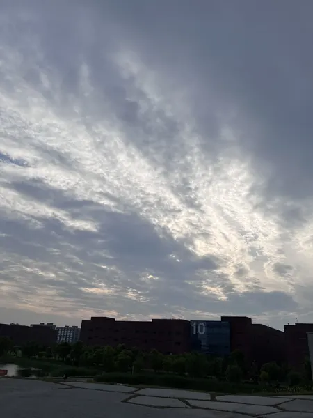 公司拍摄的落日与天空